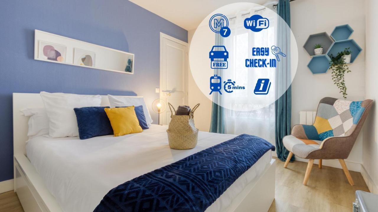 Ferienwohnung Metro 7 - Gare C - Parking Private- Easy Check-In Ivry-sur-Seine Exterior foto